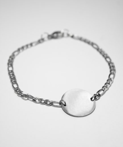 Round figaro bracelet