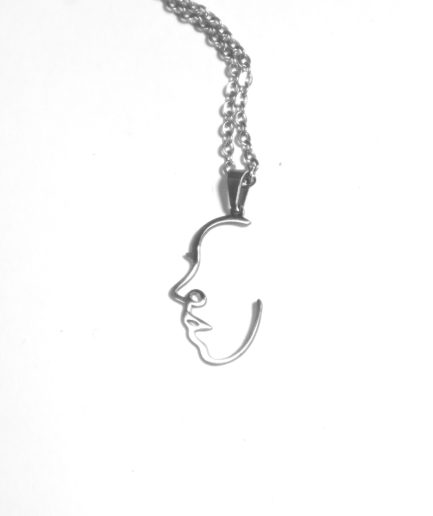 Face outline silhouette